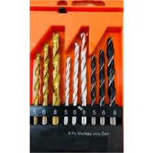 Matkap Ucu Seti 9 Prç Ahşap Metal ve Beton