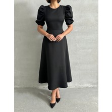 Kadın Karpuz Kollu Elbise