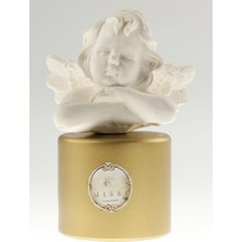 Missi 200 ml Altın Şişe Melek Seramik Taşlı Yasemin Oda Kokusu 