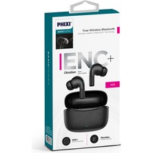 Phixi Basic A40 Enc Usb-C Hızlı Şarj Destekli Bluetooth Kulaklık, Portatif Bluetooth Kulaklık