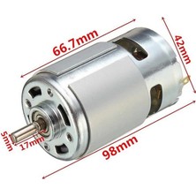 RS775 12V 3000 Rpm Dc Motor Hobi Matkap, Cnc, Testere Motoru Rs 775