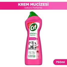 Cif Krem Mucizesi Sakura Parfümlü Yüzey Temizleyici 750 ml