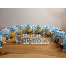 STARLAB3DSTUDIOS Pokemon-Blastoise 3 Boyutlu Figür