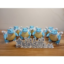 STARLAB3DSTUDIOS Pokemon-Blastoise 3 Boyutlu Figür
