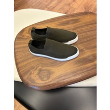 4224 Haki Triko Erkek Sneakers - Erkek Spor Ayakkabı