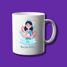 Kişiye Özel Meslek Kupası - Ebelere Özel Isimli Kupa Bardak