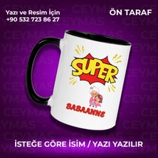 Babaannelere Özel Süper Babaanne Baskılı Renkli Kupa Bardak