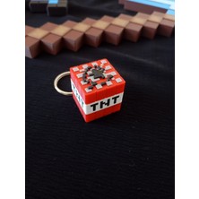 STARLAB3DSTUDIOS Minecraft Tnt Bomba Anahtarlık (10'lu)