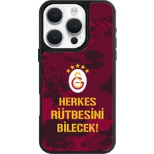 iPhone 16 Pro Uyumlu Galatasaray 5 Yıldız Rütbe Lisanslı Telefon Kılıfı