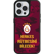 iPhone 14 Pro Uyumlu Galatasaray 5 Yıldız Rütbe Lisanslı Telefon Kılıfı