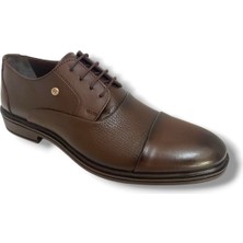 Nevzat Öge 088-25 Hakiki Baskı Deri Poli Taban Erkek Ayakkabı