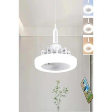 42W Fanlı Kumandalı LED Ampul Vantilatör