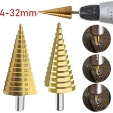 Paslanmaz Kademeli Matkap Ucu Sac Delme Uç 4- 32 mm Okan Hırdavat