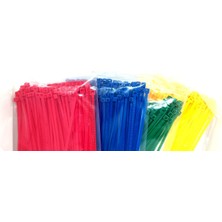 Green Box 100X2,5 Renkli Kablo Bağı Karışık Sarı-Kırmızı-Mavi-Yeşil