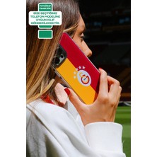 iPhone 13 Pro Max Uyumlu Galatasaray 5 Yıldız Parçalı Bayrak Lisanslı Telefon Kılıfı