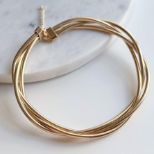 Çelik 3lü Choker Kolye