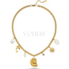 Çelik Deniz Charm Kolye