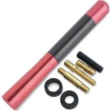 Peugeot 1007 Uyumlu Karbon Kırmızı Oto Radio Anteni Çubuk Anten