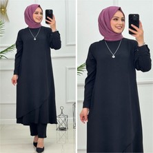 Hümazen Takım Ayrobin Kumaş Yazlık Tesettür ST2164