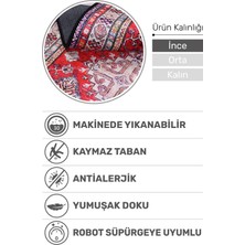 Ipek Yolu Şönil Halı | Kaymaz Taban, Yıkanabilir, Toz Tutmaz, Uzun Ömürlü Konfor
