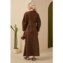 Pamuk Keten Etek Kahve