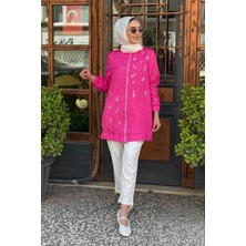 Kayra Ceket KA-B25-13089 Fuşya