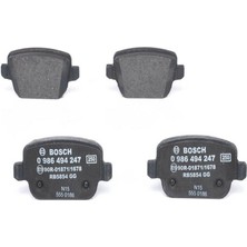 Bosch Diskli fren balatası seti; arka VOLVO V70 III 2.0 T 8/2010 - 7/2011 149 kW 135