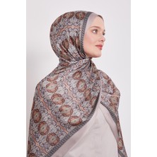 Vizon Yansıma Desen Hint Ipeği Şal