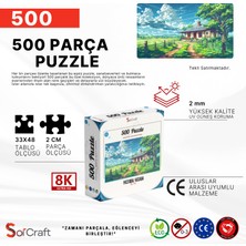 Soi Craft 500 Parça Puzzle  Pastoral Kasaba