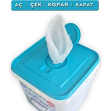 Coolclean – Yüzeyler Için Islak Temizlik Mendili – 250’LI Kova Ambalaj