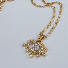 Venüs Design Taşlı Nazar Göz Kolye