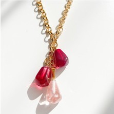 Venüs Design Murano 3 Renkli Nar Kolye