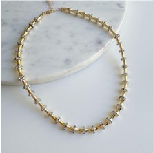 Venüs Design Gold Detaylı Kolye