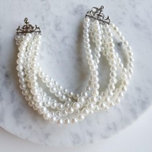 Venüs Design 6lı Inci Choker Kolye