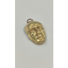 Pirinç Atatürk Maskı 5cm