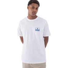 Hurley Divide Ss Erkek Beyaz Tişört