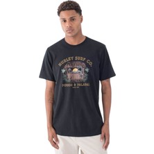 Hurley Poison And Palapas Slub Ss Erkek Siyah Tişört