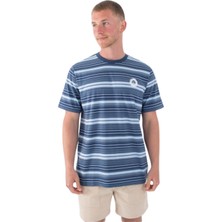 Hurley Naturals Stripe Ss Erkek Lacivert Tişört