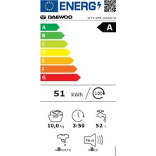 Daewoo D-Tr Wmı 101220 W 10 kg Çamaşır Makinesi