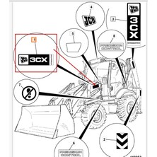 817/17861/P - Ön Bom Logo - Jcb 3cx - Sıtemaster