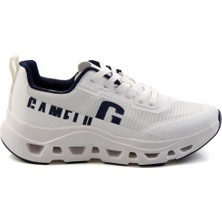 Beyaz Lacivert  Kadın Sneaker K01175563082