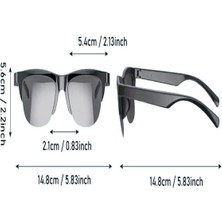 Deanb Unisex Bluetooth 5.3 Hıfı Çift Hoparlörlü Akıllı Uv Hd Unisex Güneş Gözlüğü - Dokunmatik Kontrol