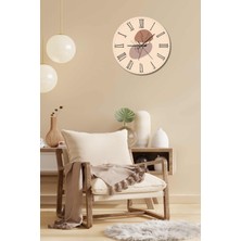 Bymelekoğlu Minimalist Tasarım Mdf Uv Baskı Duvar Saati 40 Mds-01