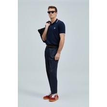Lufian Eros Smart Erkek Polo Tişört Siyah