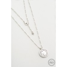 So CHIC İtalyan Burç 65 Cm Gümüş Erkek Kolye