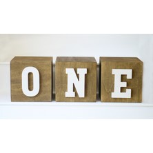 Ahşap One Two Küp