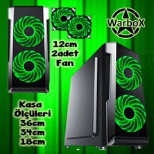 Warbox Yakuza Xeon X5650 32GB Ram 256GB SSD 250GB HDD R7 240-4GB E.kartı 22" Masaüstü Bilgisayar