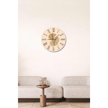 Bymelekoğlu Minimalist Tasarım Mdf Uv Baskı Duvar Saati 40 Mds-03