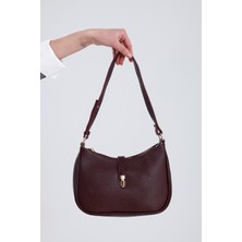 %100 Hakiki Deri Uzun Askı Detaylı Kadın Omuz Çantası