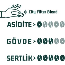 Haldia Coffee City Filtre Blend Kahve (Çekirdek Kahve) 1000GR